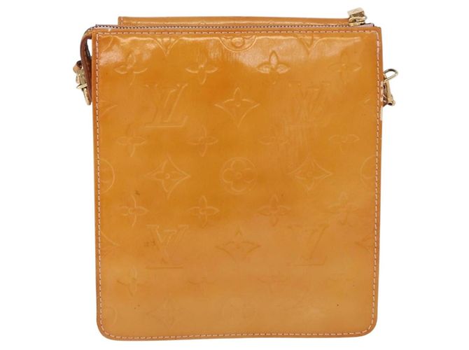 LOUIS VUITTON Monogram Vernis Motto Pouch Marshmallow Pink M91312 Auth BA12888 - Ansicht 2