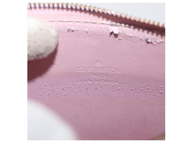 LOUIS VUITTON Monogram Vernis Motto Pouch Marshmallow Pink M91312 Auth BA12888 - Ansicht 20