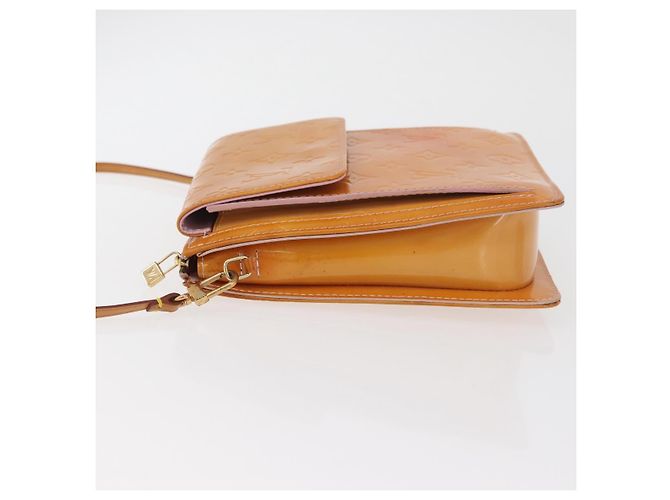 LOUIS VUITTON Monogram Vernis Motto Pouch Marshmallow Pink M91312 Auth BA12888 - Ansicht 4