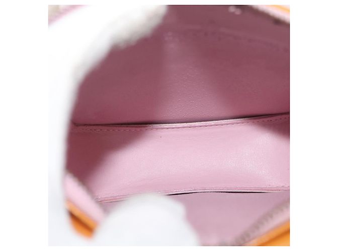 LOUIS VUITTON Monogram Vernis Motto Pouch Marshmallow Pink M91312 Auth BA12888 - Ansicht 9