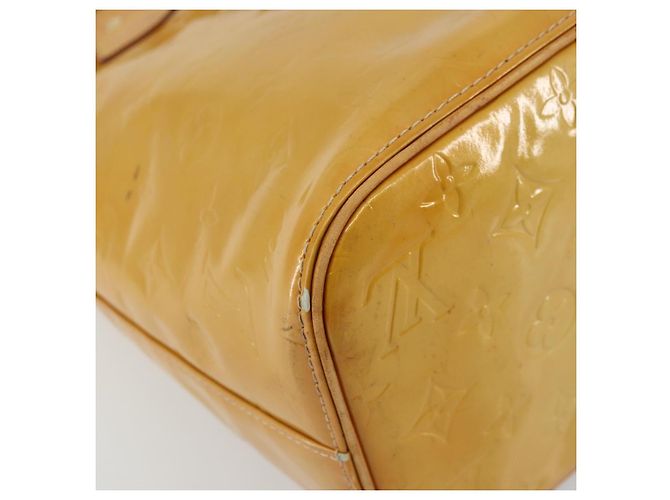 LOUIS VUITTON Borsa Monogram Vernis Houston Beige M91004 LV Auth BA12771 - vista 17
