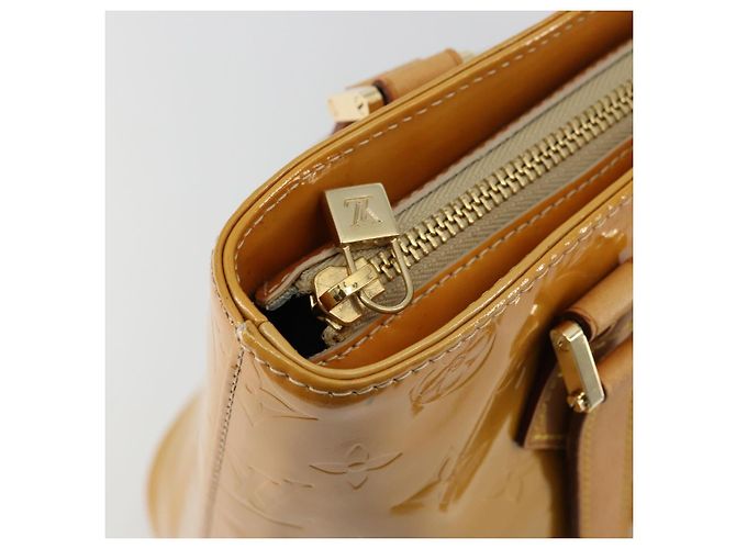LOUIS VUITTON Borsa Monogram Vernis Houston Beige M91004 LV Auth BA12771 - vista 19