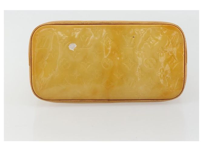 LOUIS VUITTON Borsa Monogram Vernis Houston Beige M91004 LV Auth BA12771 - vista 5