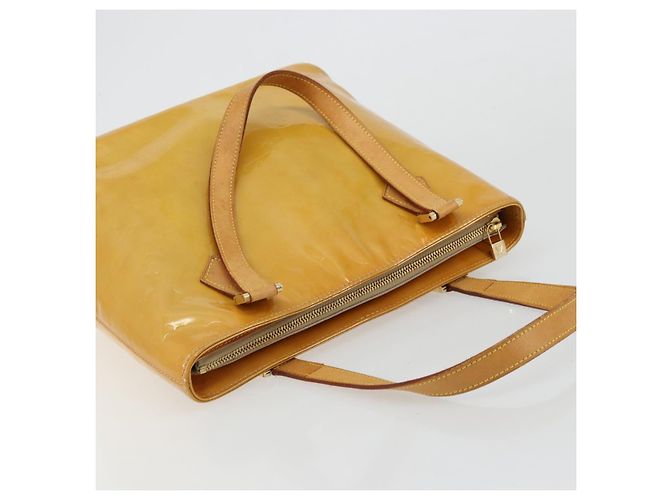 LOUIS VUITTON Borsa Monogram Vernis Houston Beige M91004 LV Auth BA12771 - vista 6