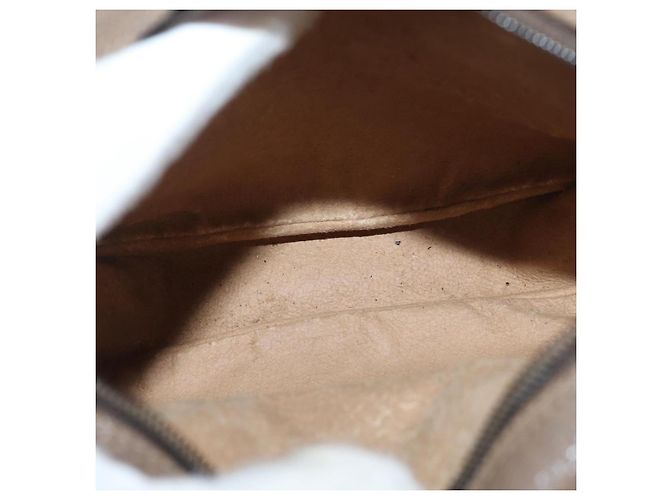 Borsa a tracolla GUCCI GG Supreme PVC Beige Oro 116 02 606 Auth BA12707 D'oro - vista 17