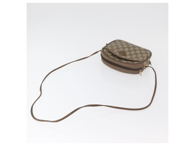 Borsa a tracolla GUCCI GG Supreme PVC Beige Oro 116 02 606 Auth BA12707 D'oro - vista 7