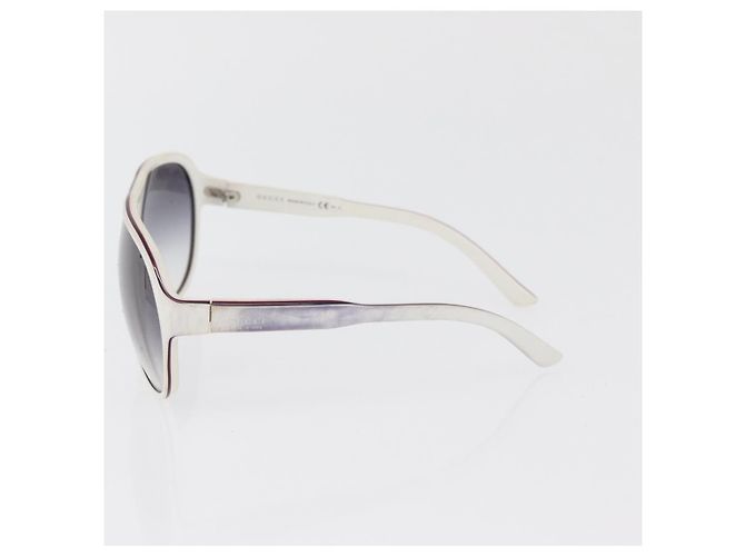 Gafas de sol GUCCI plástico 4 Set Black White Brown Auth bs35111 Castaño Negro Blanco - vista 19