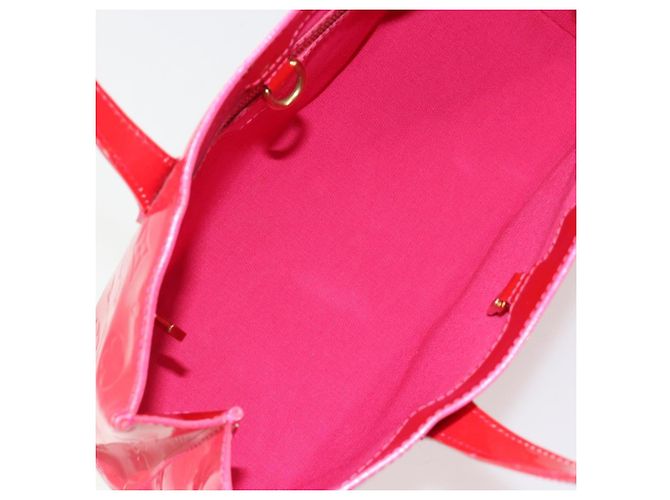 LOUIS VUITTON Borsa Monogram Vernis Wilshire PM Rose Pop M93643 Auth 180668 Rosa - vista 11