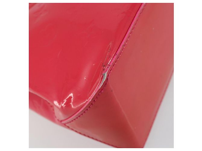 LOUIS VUITTON Borsa Monogram Vernis Wilshire PM Rose Pop M93643 Auth 180668 Rosa - vista 16