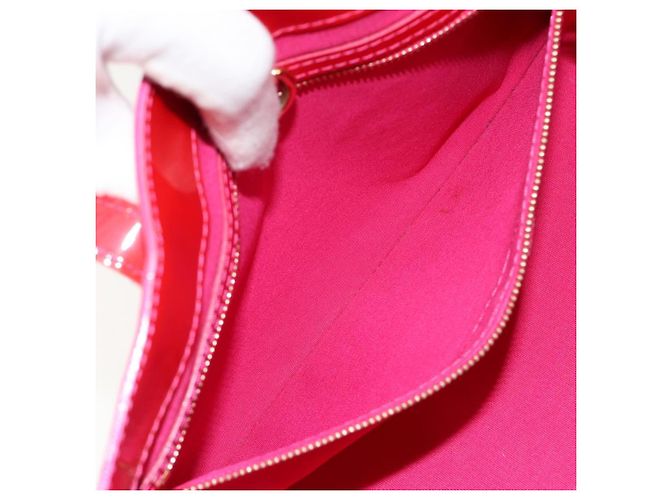 LOUIS VUITTON Borsa Monogram Vernis Wilshire PM Rose Pop M93643 Auth 180668 Rosa - vista 21