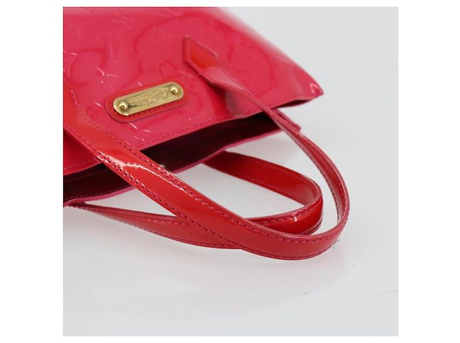 LOUIS VUITTON Borsa Monogram Vernis Wilshire PM Rose Pop M93643 Auth 180668 Rosa - vista 7