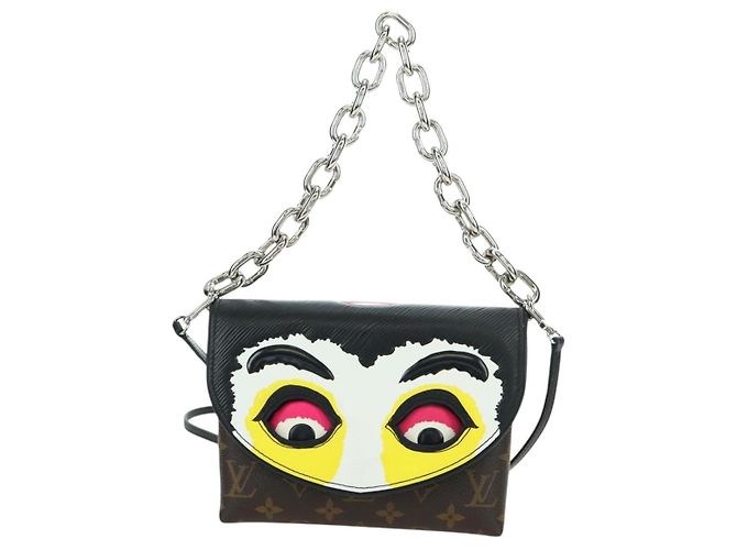 LOUIS VUITTON Yamamoto Hirosai Pochette Kabuki Mask Bag M43532 LV Auth 179813SM Monograma - vista 13