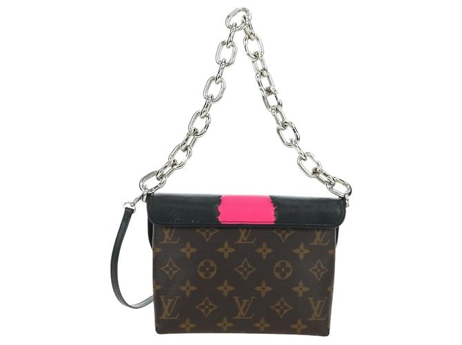 LOUIS VUITTON Yamamoto Hirosai Pochette Kabuki Mask Bag M43532 LV Auth 179813SM Monograma - vista 2
