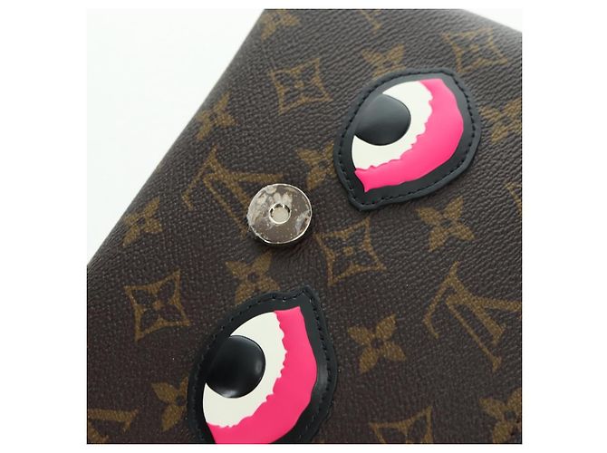 LOUIS VUITTON Yamamoto Hirosai Pochette Kabuki Mask Bag M43532 LV Auth 179813SM Monograma - vista 9