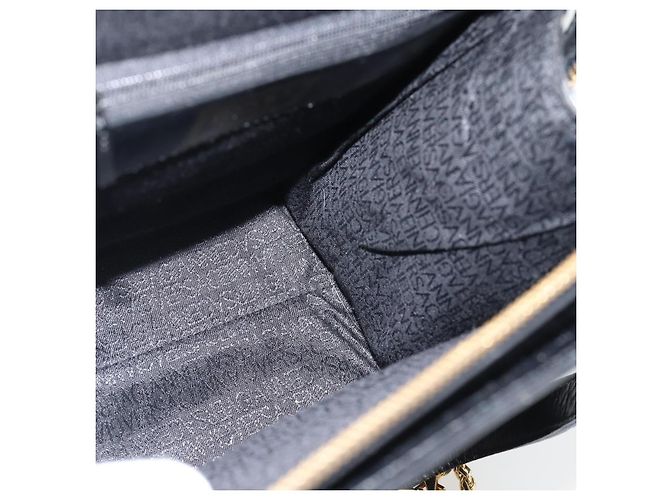 Borsa a Spalla Gianni Versace in Pelle Nera e Oro Auth ka4376A Nero D'oro - vista 18
