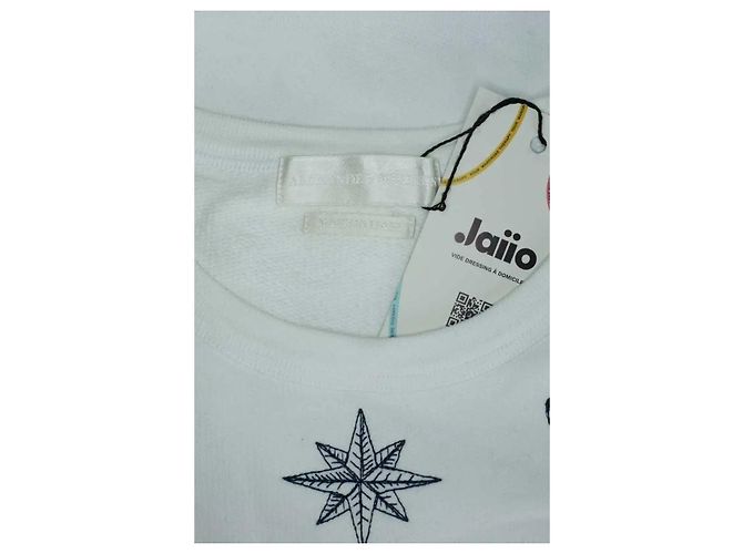 Pull Alexander McQueen en coton blanc M - vue 4