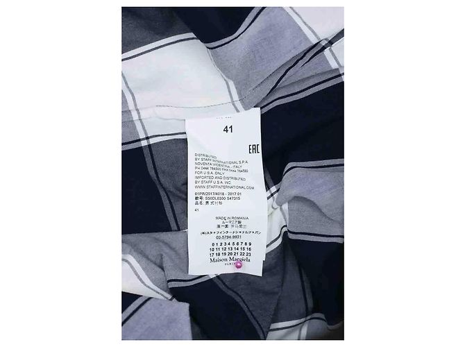 Maison Martin Margiela Camicia blu navy - vista 6