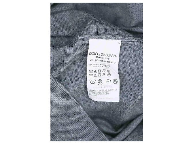 Dolce & Gabbana Pull gris - vue 6