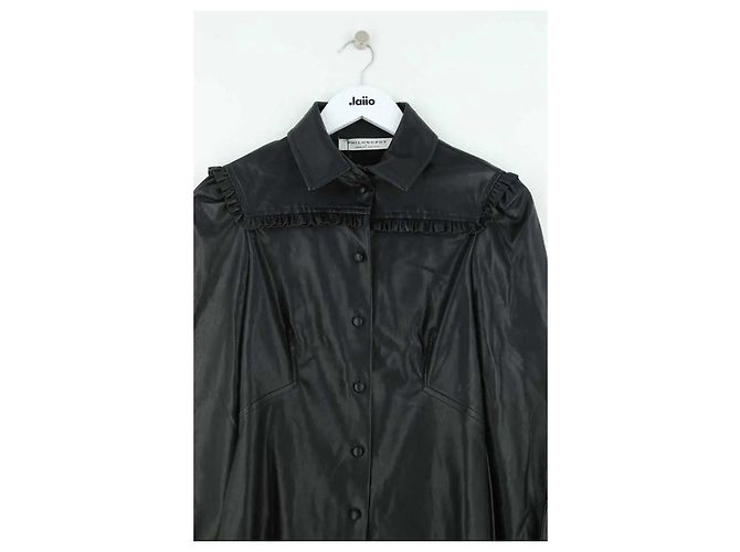 Philosophy di Lorenzo Serafini Camicia nera Nero - vista 2