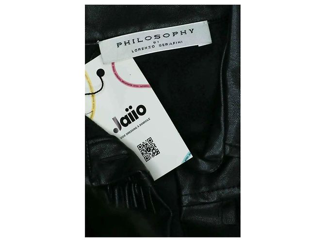 Philosophy di Lorenzo Serafini Camicia nera Nero - vista 4