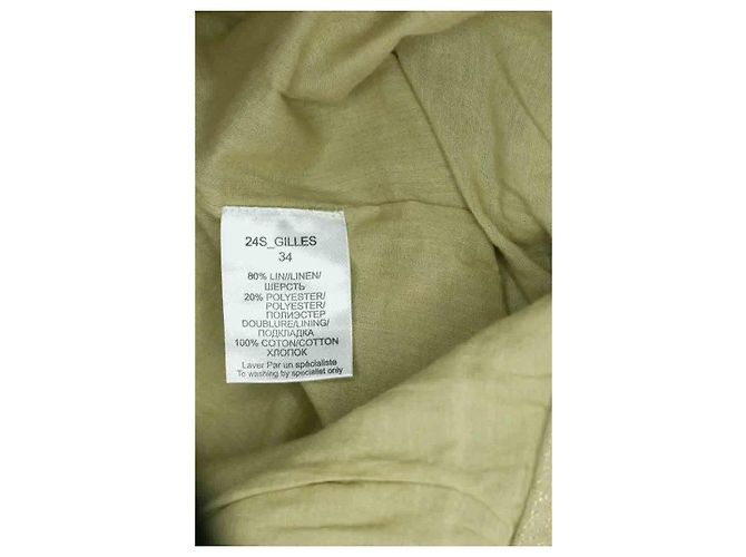 Autre Marque Calça larga dourada Dourado - vista 5