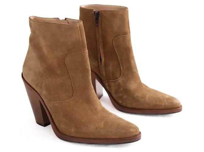Free Lance Wanderschuhe Khaki - Ansicht 3