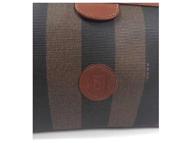 Fendi Zucca Canvas Pochette Braun Schwarz - Ansicht 5