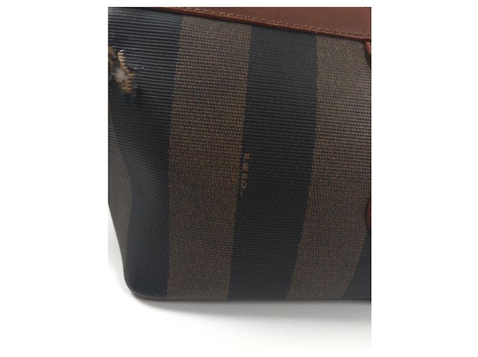 Fendi Zucca Canvas Pochette Braun Schwarz - Ansicht 8