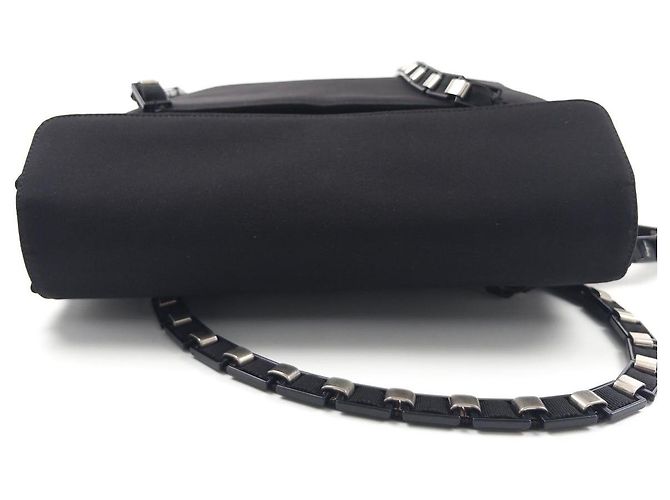 Gancini Salvatore Ferragamo Borsa a tracolla in nylon Nero - vista 3