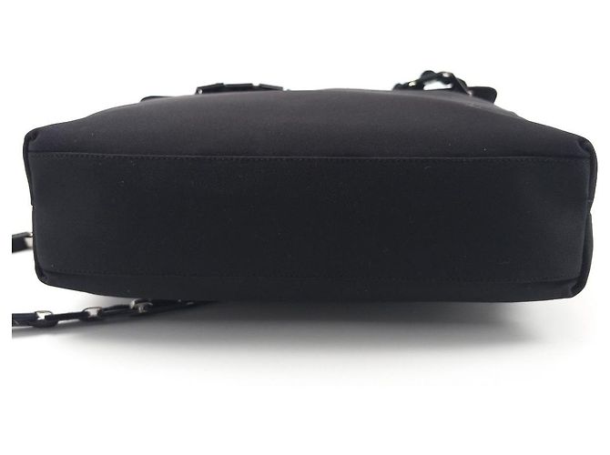 Gancini Salvatore Ferragamo Borsa a tracolla in nylon Nero - vista 4