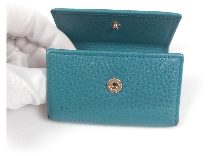 Llavero Gucci de cuero Azul - vista 2
