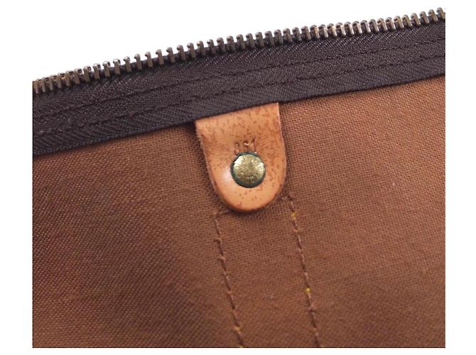 Louis Vuitton Keepall 55 Monogram Canvas Marrone Monogramma - vista 2