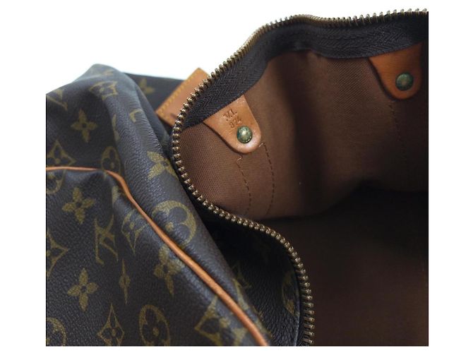 Louis Vuitton Keepall 55 Monogram Canvas Marrone Monogramma - vista 5