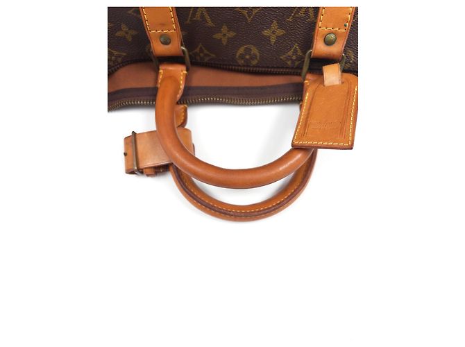Louis Vuitton Keepall 50 Monogram Canvas Borsa da Viaggio Marrone Monogramma - vista 2