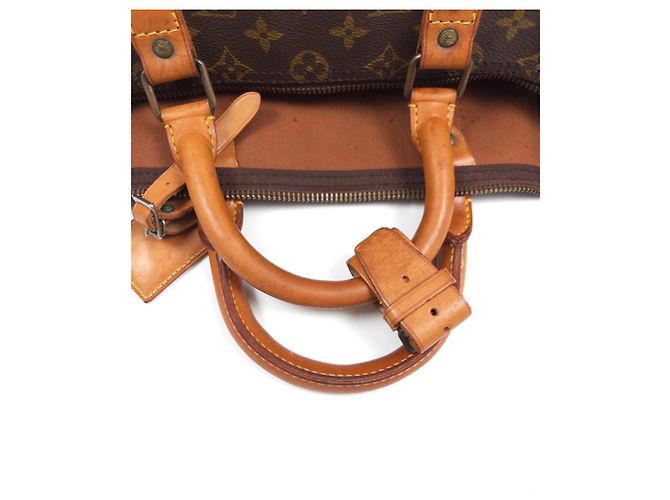 Louis Vuitton Keepall 50 Monogram Canvas Borsa da Viaggio Marrone Monogramma - vista 3