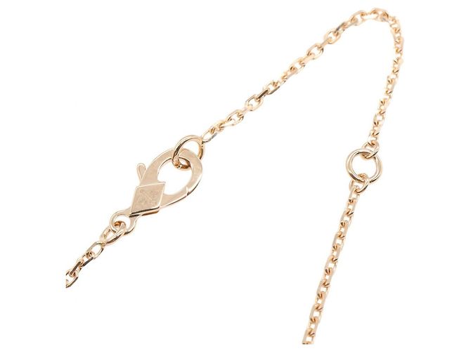 Collana Van Cleef & Arpels Vintage Alhambra in madreperla rosa D'oro - vista 4