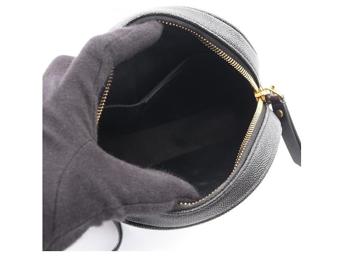 Bolsa de ombro Yves Saint Laurent em vinil com monograma Preto - view 3