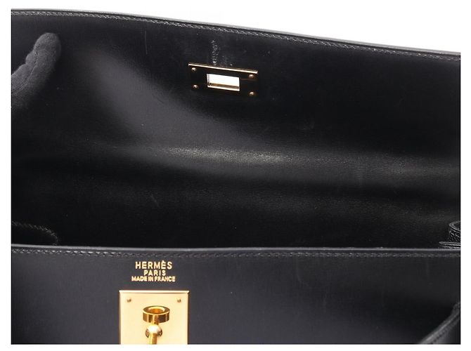 Hermès Borsa Hermes Kelly 32 Nero - vista 11
