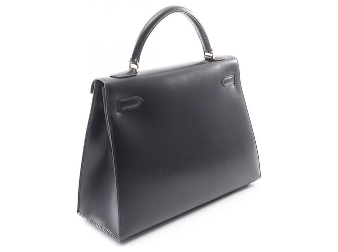 Hermès Borsa Hermes Kelly 32 Nero - vista 2