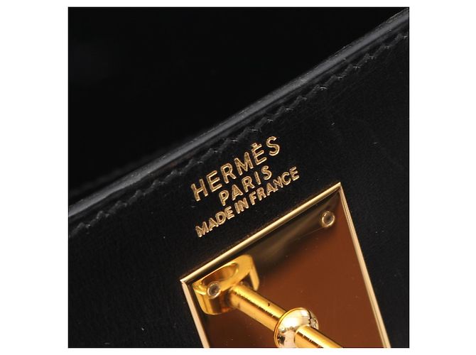 Hermès Borsa Hermes Kelly 32 Nero - vista 4