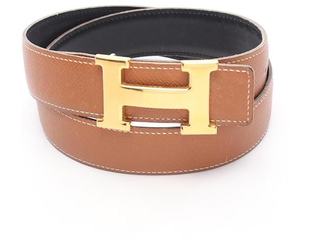 Hermès Hermes Constance H-Belt Marrone Nero - vista 11