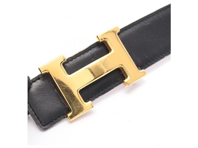 Hermès Hermes Constance H-Belt Marrone Nero - vista 2