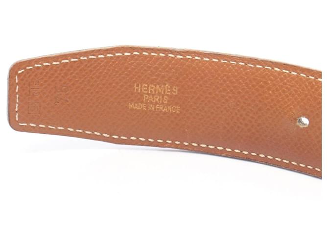 Hermès Hermes Constance H-Belt Marrone Nero - vista 4