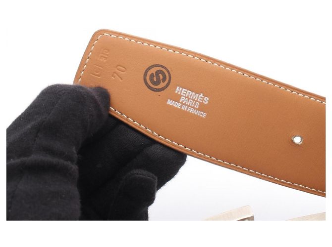 Hermès Hermes Constance H-Belt Negro - vista 4