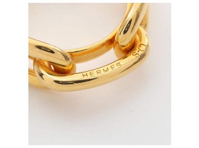 Ring Hermès Hermes Chaine d'Ancre Pañuelo Accesorio Anillo Dorado - vista 3