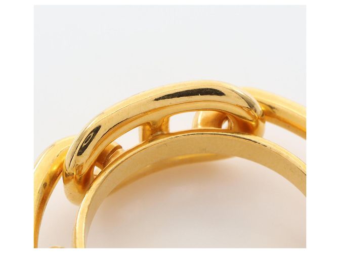 Ring Hermès Hermes Chaine d'Ancre Pañuelo Accesorio Anillo Dorado - vista 4