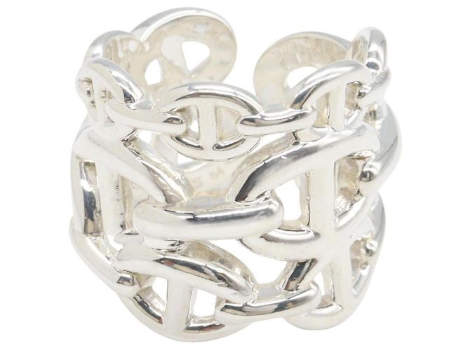 Hermès Hermes Chaine d'Ancre Enchainée Ring Silber - Ansicht 2