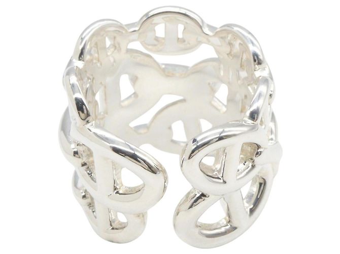 Hermès Hermes Chaine d'Ancre Enchainée Ring Silber - Ansicht 3