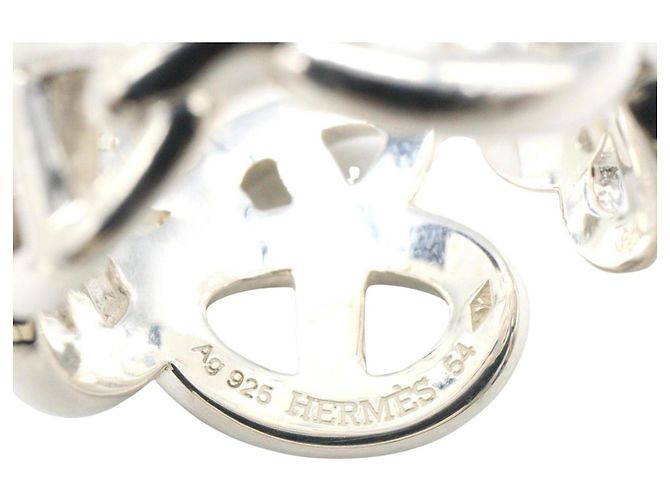 Hermès Hermes Chaine d'Ancre Enchainée Ring Silber - Ansicht 4