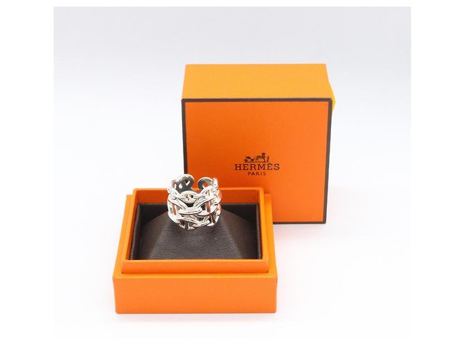 Hermès Hermes Chaine d'Ancre Enchainée Ring Silber - Ansicht 7